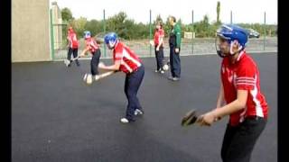 Hurling  Camogie wall drills [upl. by Gavra]