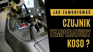 KOSO  jak zamontować czujnik temperatury CVT w Segway Snarler AT6 [upl. by Arahsal]