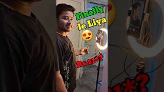 Finally Ring Light Tripod le liya😍 Wo v bassRs minivlog trendingminivlogs [upl. by Oicnanev732]