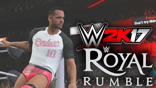 WWE 2K17 Story  Tye Dillinger Debut Royal Rumble at 10 [upl. by Koosis]