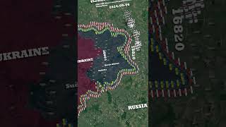 Ukraine Invasion of KurskКурск Everyday Aug 2024  Nov 2024  Animated Map [upl. by Nhor]