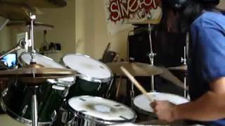 TV on the Radio  Wolf Like Me drum cover [upl. by Fitzger]