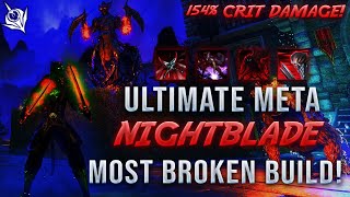 ULTIMATE META NIGHTBLADE PvP BUILD 💀 INSANE DAMAGE  SOLO amp GROUP BUILD 💀 ESO NB Build [upl. by Huxley]