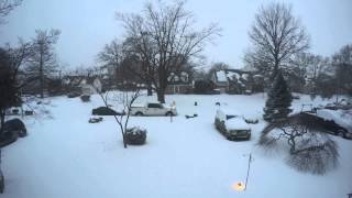 Winter Storm Jonas Time Lapse 2016 [upl. by Joktan]