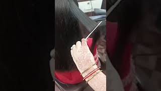 permanent hair straightening  huma yusuf  hair style [upl. by Safko]