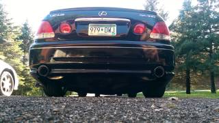 Lexus GS400 exhaust clip w Magnaflow [upl. by Doti]