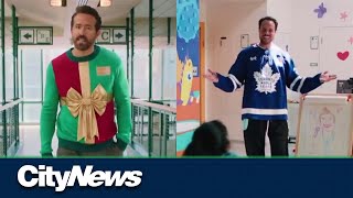 Ryan Reynolds and Auston Matthews team up for SickKids holiday campaign [upl. by Nilved]