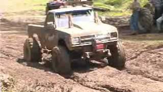 Truck Mud Bog Racing at quotChallenge in the Hillsquot 2009 Video 3 [upl. by Nireves]