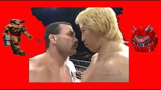 Don Frye vs Yoshihiro Takayama  When the doom music kicks in an MMA fight  Slayer Gates [upl. by Galatia]