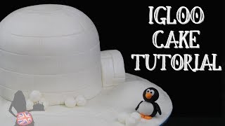 Igloo Cake Tutorial [upl. by Ardella639]