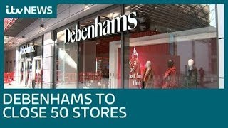 What will happen to the new Fosse Park Debenhams store as 50 closures are announced  ITV News [upl. by Limoli]