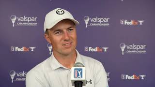 Jordan Spieth Saturday Flash Interview 2023 Valspar Championship · Round 3 [upl. by Fisa]