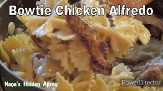 Chicken Alfredo with Bowtie Pasta [upl. by Drislane509]