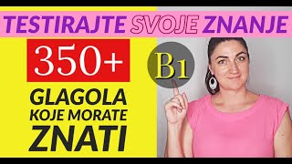 354 GLAGOLA  SVI GLAGOLI ZA NIVO B1  ZNATE LI IH SVE [upl. by Vassell]