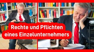 Die Rechte und Pflichten von insolventen Einzelunternehmen [upl. by Ornas260]