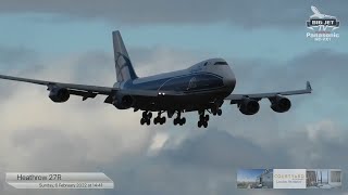 Windy Arrivals Live from London Heathrow Airport [upl. by Renie956]