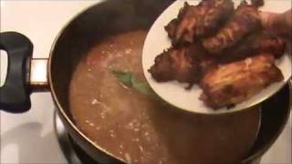 Fried Fish Curryporicha meen kulambu [upl. by Yarrum]