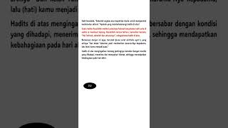 Sebab periwayatan hadits ttg sabar menghadapi kehidupan shorts ngajionline hadits hidup ya 783 [upl. by Mauralia]