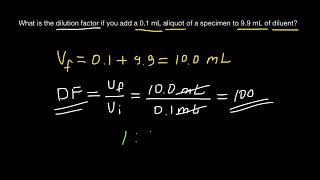 How to Calculate Dilution Factor [upl. by Edaj]