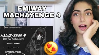 EMIWAY  MACHAYENGE 4 EXPLICIT OFFICIAL MUSIC VIDEO REACTION [upl. by Iniretake]