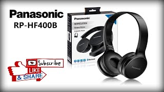 Panasonic RPHF400B  Bluetooth Wireless Headphones  JustUnboxing  NoReview [upl. by Judith]