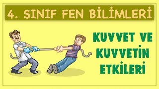 Kuvvet ve Kuvvetin Etkileri  4 Sınıf Fen Bilimleri Dersi Konu Anlatımı Renkli Okul [upl. by Ijuy361]