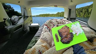 24 Hour Solo Camping In My Tahoe Trout Fishing amp Prime Rib [upl. by Rufus]