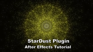 Particle After Effects Animation Stardust Plugin  After effects Tutorial [upl. by Nayllij]