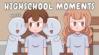 HIGHSCHOOL MOMENTS  Pinoy Animation [upl. by Bundy]