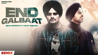 Sidhumoosewala x Diljit Dosanjh  END GAL BAAT Drill Mix  Ankush Rdb  New punjabi songs 2022 [upl. by Eirojam]