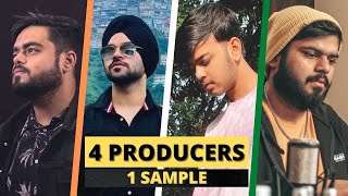 4 MUSIC PRODUCERS FLIP THE SAME SAMPLE 🔥 INDIA  Hindi CJCHIRAGBEATZ BADJUNKIE pinnociomusic [upl. by Motteo]