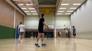 3v3 Rundlauf Blockübung Einschlagen 2 Powervolleyball 22112024 [upl. by Hsekin]