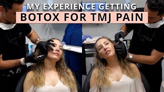 Getting Botox for TMJ  Masseter Botox [upl. by Ilenay988]