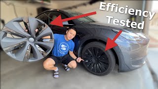 Tesla Model Y Wheel Covers That Look Great [upl. by Stinky]