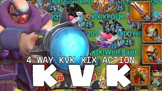 ☠️13BILLION POINTS  4 WAY KVK ACTION  OVER 1BILLION MIGHT ACCOUNT CRUSHED ONLINE  Lords Mobile [upl. by Evin764]