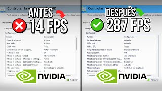 🔧 PANEL NVIDIA LA MEJOR CONFIGURACIÓN PARA MÁXIMO FPS Y RENDIMIENTO🔥  Optimizar NVIDIA ✔️ [upl. by Dierolf153]