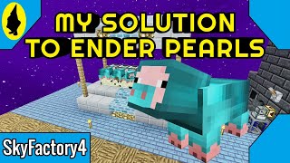 Minecraft Sky Factory 4 Season 2  HOW TO GET ENDER PEARLS  EP5 [upl. by Nebe115]