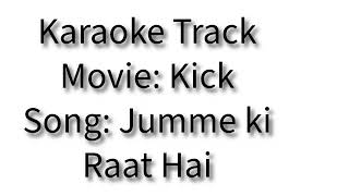 Jumme ki Raat Hai  karaoke Low scale amp Fast  Kick [upl. by Lotty]