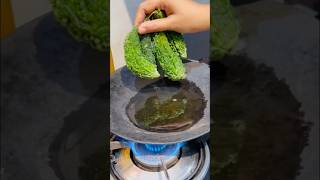 Karela fry recipe food newrecipe recipe kitchentipsinhindi recipeideas newkitchenhacks [upl. by Ettevol981]