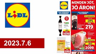 Lidl akciós újság 202376 [upl. by Marleah223]