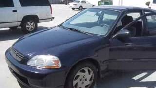 1997 Honda Civic DX Hatchback Car FOR SALE [upl. by Grogan]