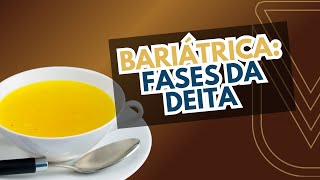 BARIÁTRICA FASES DA DIETA [upl. by Waldron]