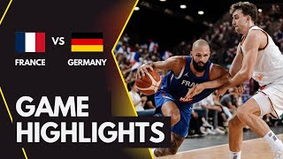 FRANCE VS GERMANY  Basketball Friendly Game  Full Highlights  July 82024 [upl. by Oflodur44]