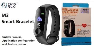 M3 Smart Band Quick setup quotYoho Sportsquot and Feature review [upl. by Eniger585]