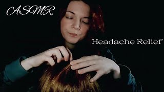 DEEP Scalp Massage for Headache Relief  ASMR whispered scratching brushing [upl. by Ayidan]