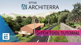 Architerra Plus  Ditch tool tutorial [upl. by Changaris]