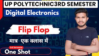 Flip Flop digital electronics  polytechnic 3rd semester Digital electronic  Digital electronic [upl. by Ameyn]