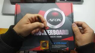 Unboxing  Overview  Placa mãe AFOX IH110MA4V2 LGA 1151 INTEL H110 MOTHERBOARD [upl. by Andriette]