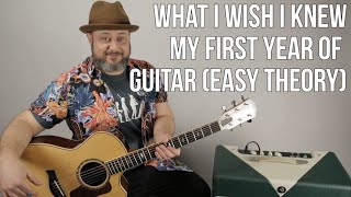 What I Wish I Knew My First Year Of Playing  Guitar Chord Theory [upl. by Elgna]