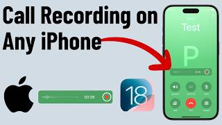 How to Record Calls on iPhone iOS 18  Enable Call Recording on Any iPhone [upl. by Eimilb286]